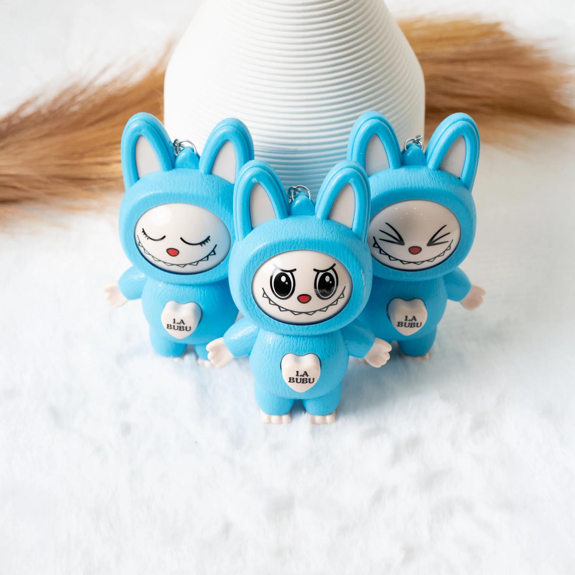 labubu-face-changing-collectible-toy-blue-keychain