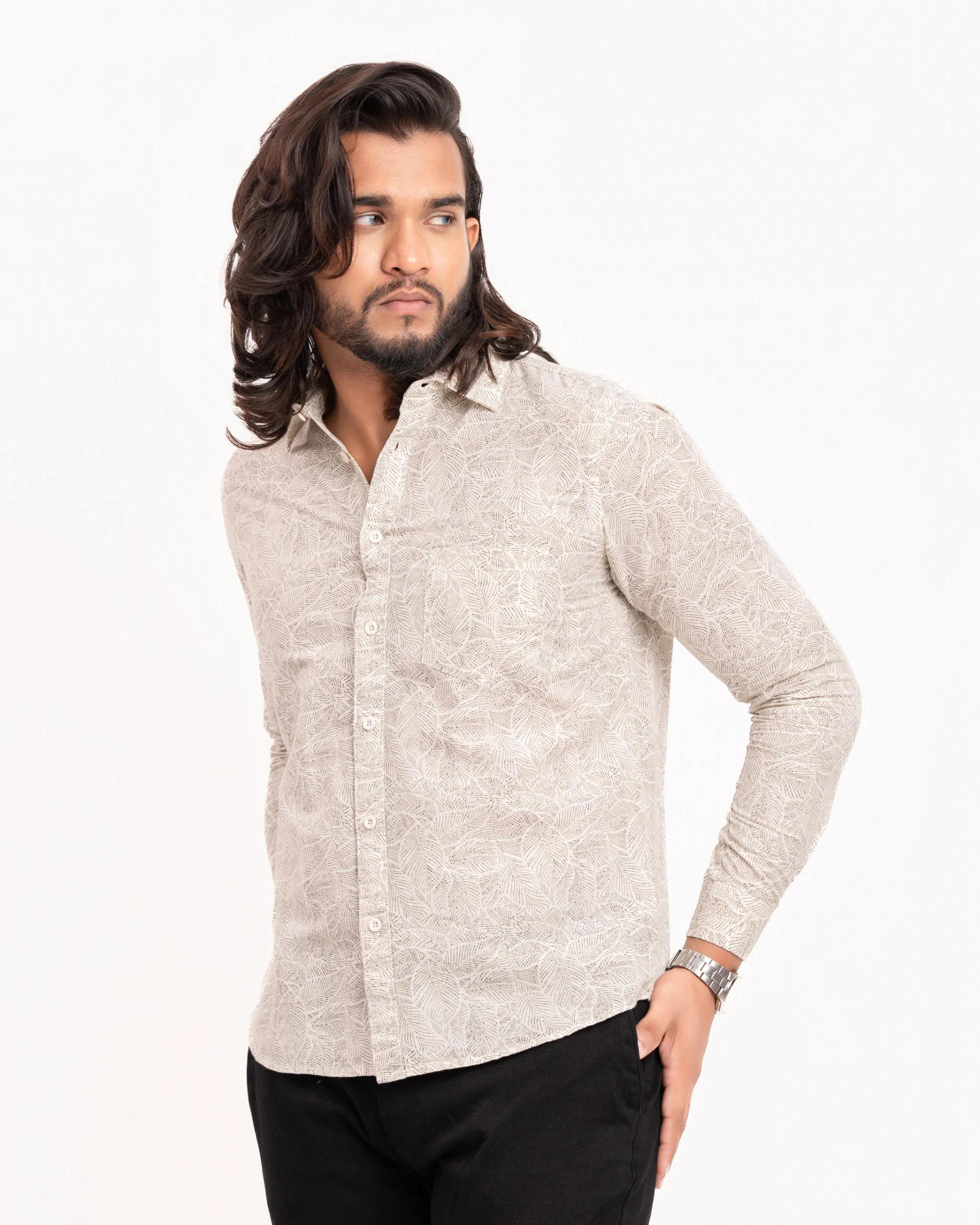 mens-geometric-print-cotton-long-sleeve-shirt