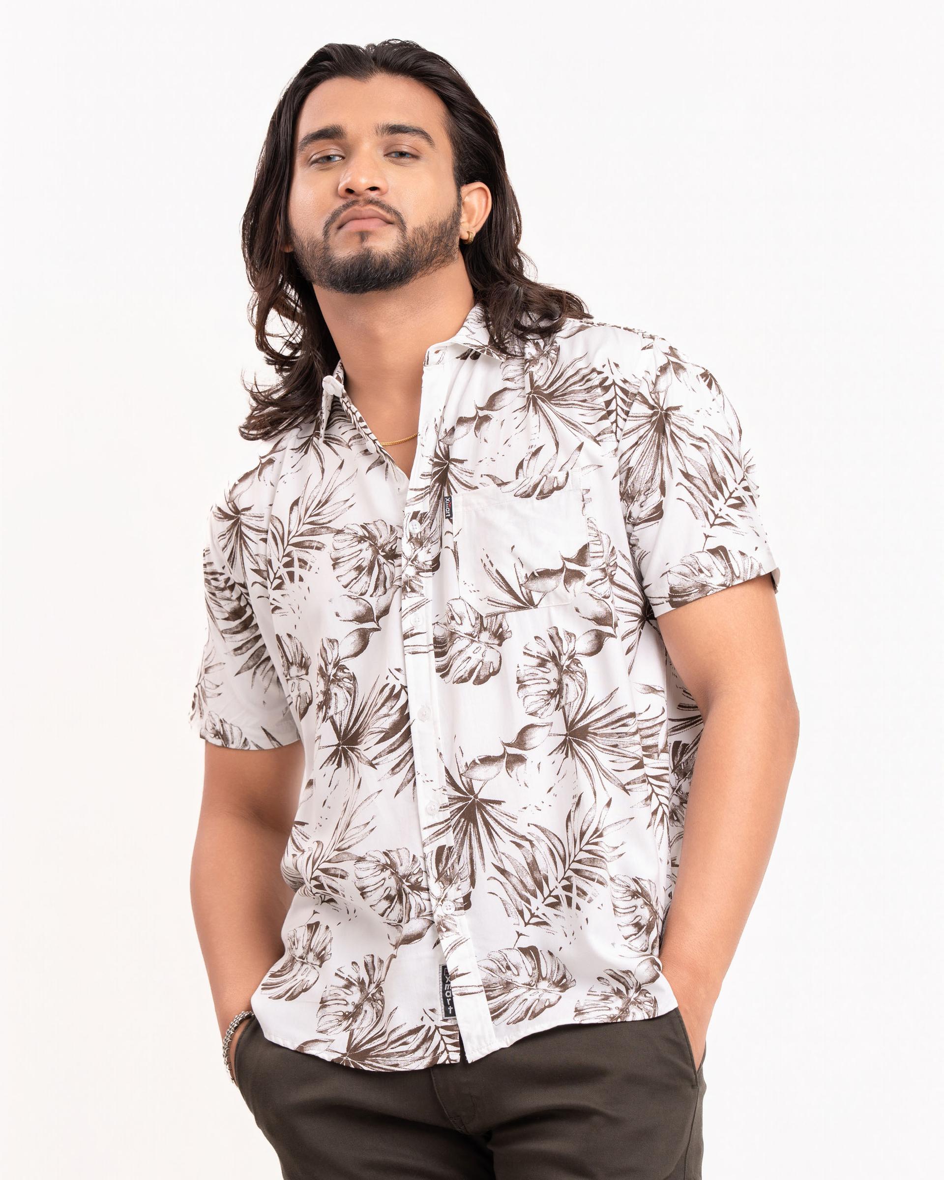 tropical-print-regular-fit-shirt-for-men